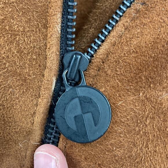 Great Greenland sherpa suede leather vest - Picture 2 of 7